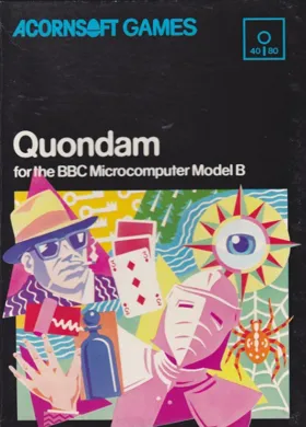 Quondam (1984)(Acornsoft)[h TSTH] box cover front